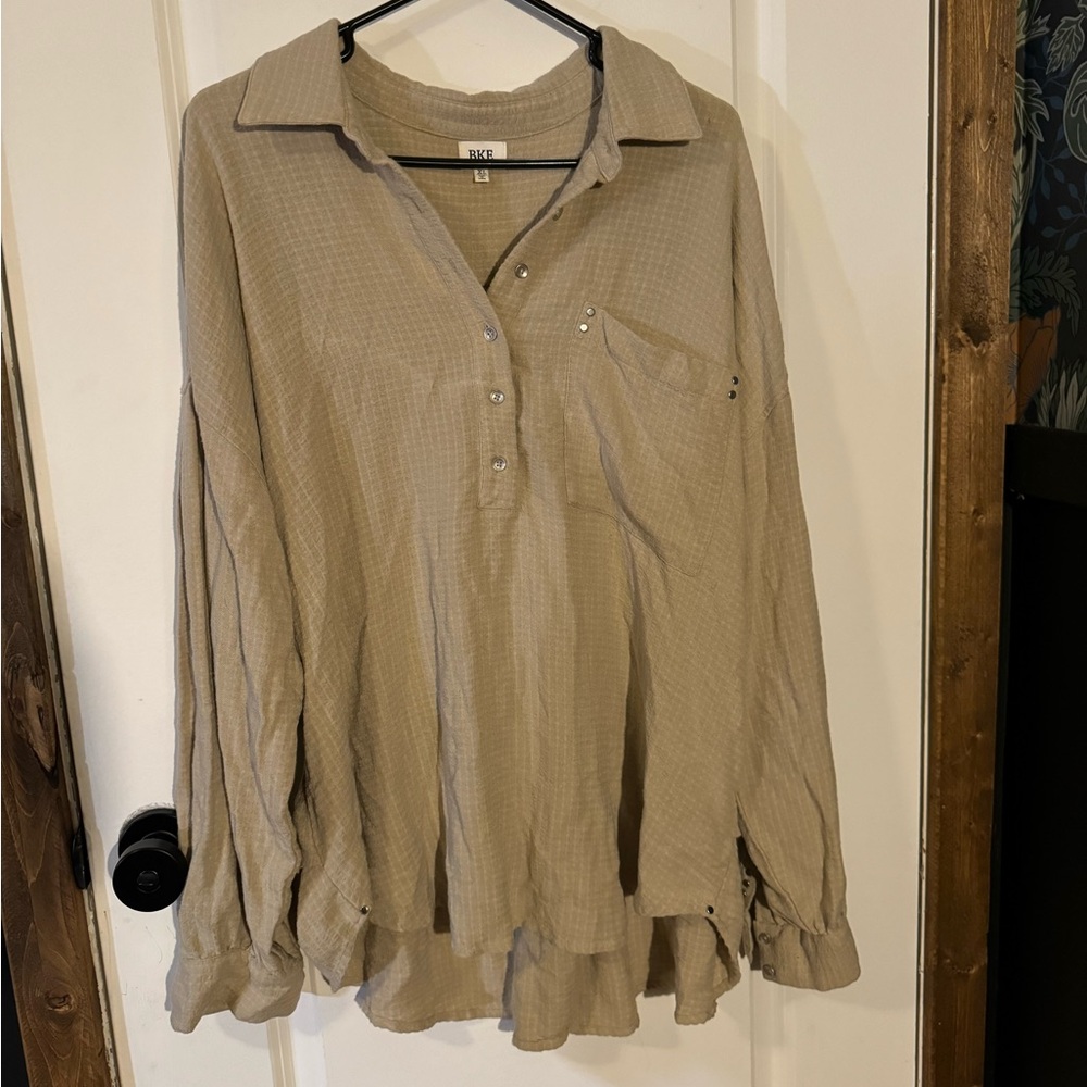 BKE Women’s Peasant Tunic Henley size XL